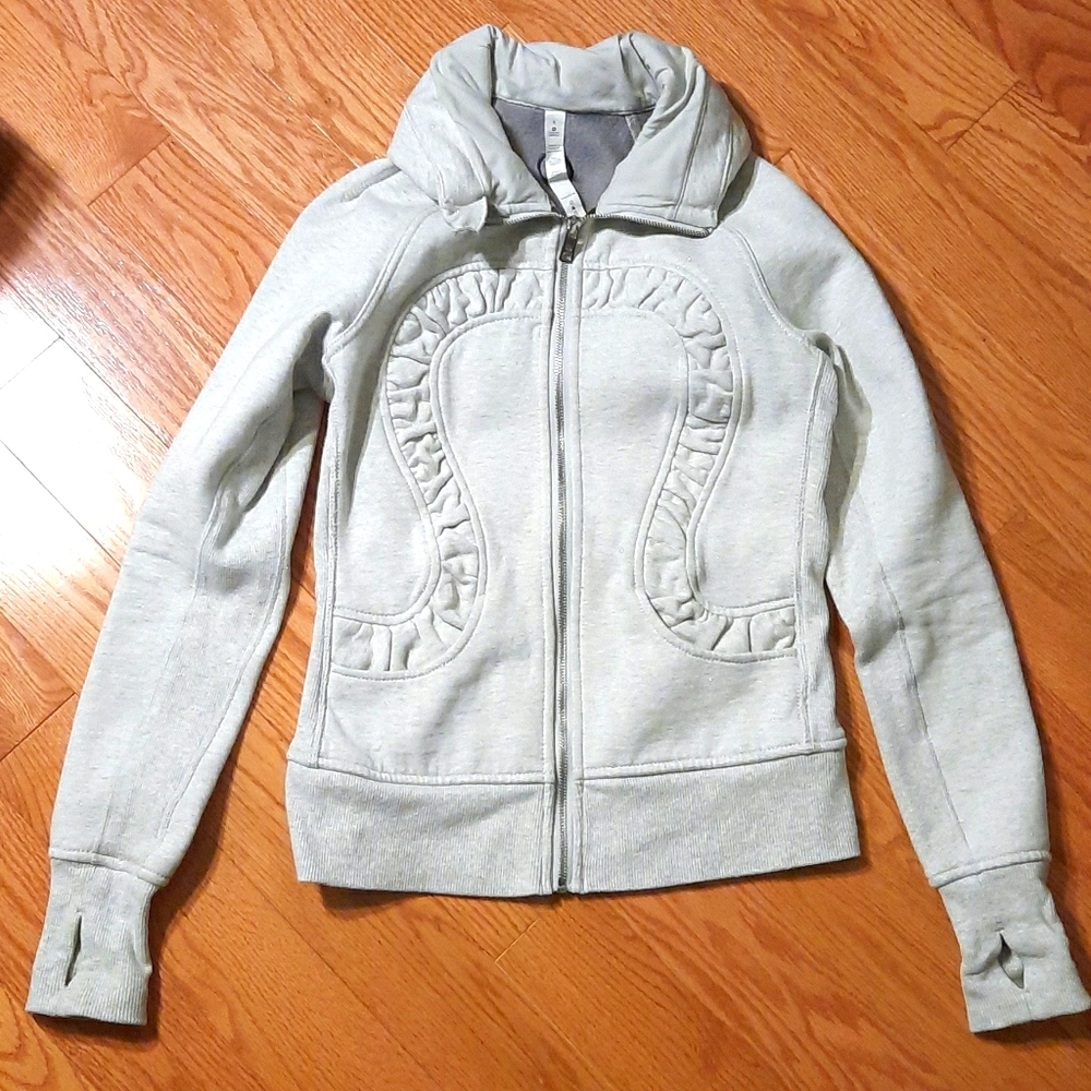 Lululemon Light grey sparkle sweater